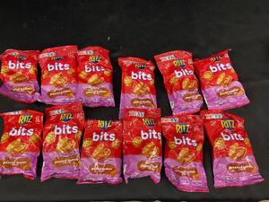 lot 12 image: CC - Lot of 12 Packs of Ritz Bits Peanut Butter Sandwich Snacks