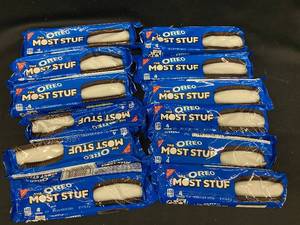 lot 21 image: LL - Lot of 15 Packages of Oreo Most Stuf Cookies - Best By Dec 2023
