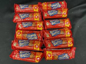 lot 23 image: NN - Set of 12 Packs of Nutter Butter Peanut Butter Cookies