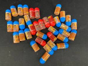 lot 55 image: E - Lot of 30 Lucas Polvos Flavored Powder Shakers - Mango and Chamoy