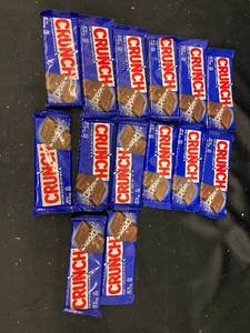 lot 93 image: T - Collection of 12 Crunch Chocolate Bars - Best by Aug 2024