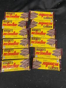 lot 94 image: T - Lot of 12 Hersheys Mr. Goodbar Chocolate Candy Bars with Peanuts
