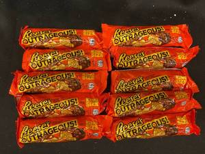 lot 104 image: U - Collection of 12 Reeses Outrageous King Size Bars