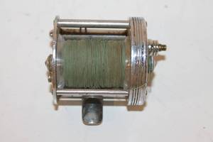 lot 139 image: Vintage Fishing Reel with Engraved Design