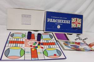 lot 161 image: Vintage Parcheesi Board Game - Popular Edition