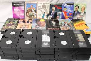 lot 212 image: Lot of Vintage VHS Tapes - Family Classics and Hit Movies