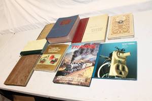 lot 284 image: Collection of 9 Vintage Books Including Trains and Basic Wiring