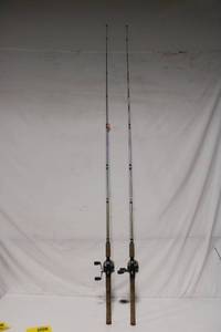 lot 339 image: Pair of Used Synergy Ti 10 Fishing Rods with Reels