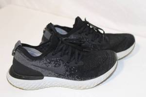 lot 392 image: Nike Mens Running Shoes Size 11 (45 EU) - Black and Grey