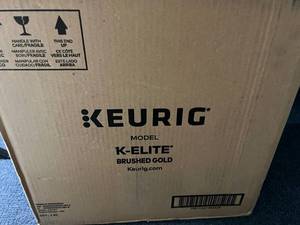 Keurig K-Elite Coffee Maker - Brushed Gold