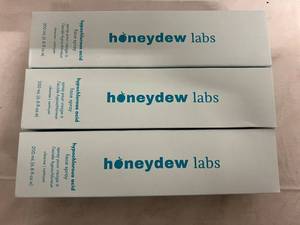 3 Bottles of Honeydew Labs Hypochlorous Acid