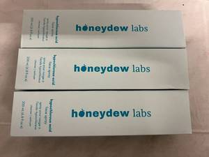 3 Bottles of Honeydew Labs Hypochlorous Acid