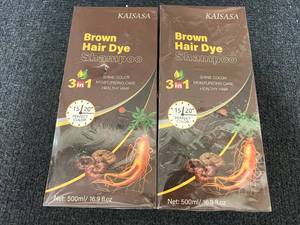 2 Kaisasa Brown Hair Dye Shampoos