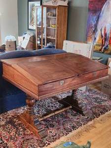lot 27 image: Antique Writing Table