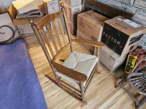 lot 37 image: Antique Rocking Chair