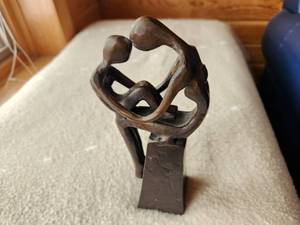 lot 63 image: Signed Bronze Sculpture