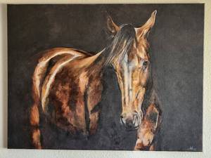 lot 7 image: Tony OConner Oil on Canvas