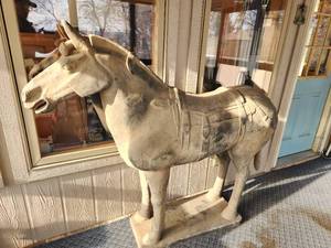 lot 6 image: Emperors Horse Sculpture
