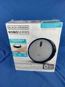 lot 204 image: BlackDecker ROBOSERIES Robot Vacuum with Mapping Technology