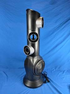 lot 220 image: LifeSmart Texas Tornado 3 High-Velocity Tower Fan Black