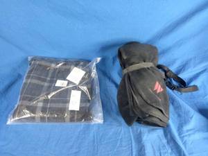 lot 229 image: Croft & Barrow Plaid Sleep Pant and a Throw Blanket. Size XLT- Gray