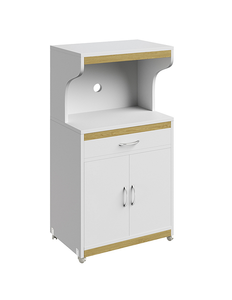 lot 232 image: Lavish Home Microwave Stand-White