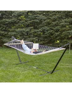 lot 239 image: Northlight Seasonal Lattice Rope 78 Tree Hammock