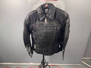 lot 20 image: Hein Gericke Womens Leather Motorcycle Jacket, Size 8