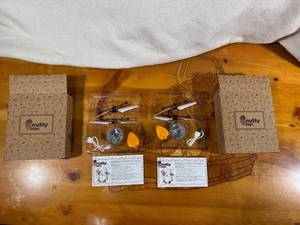 lot 70 image: Set of 2 Nutty Toys Flying Balls with USB Charging