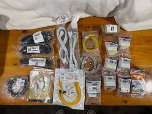 lot 85 image: Lot of Networking Cables and Connectors