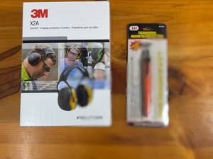 lot 95 image: 3M Peltor X2A Earmuffs and Telescoping Magnetic Pick Up Tool