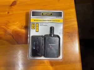 lot 99 image: Defiant Wireless IndoorOutdoor Remote Control Switch