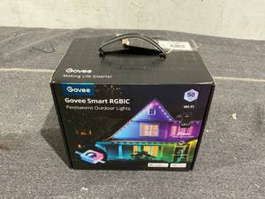 lot 100 image: Govee 50ft Smart RGBIC Permanent Outdoor Lights