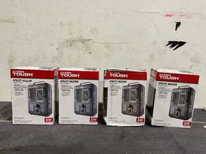 lot 116 image: LOT OF 4 Hyper Tough 1500W Milkhouse Utility Heater