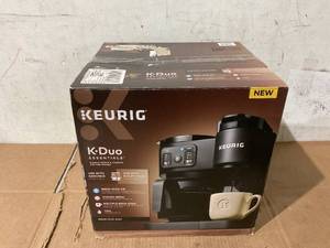 lot 233 image: Keurig K-Duo Essentials, Hot & Iced Single-Serve K-Cup Pod Coffee Maker & Carafe