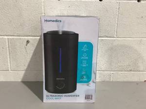 lot 498 image: Homedics Ultrasonic Cool Mist Humidifier