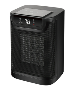 lot 118 image: LOT OF 2 Soleil Digital Ceramic Heater 1500W, Space Heaters for Inside, Portable Electric Heater for Home