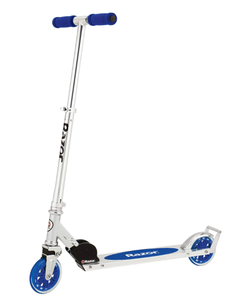 lot 127 image: Razor A3 Kids Kick Scooter - Larger Wheels, Front Suspension, Wheelie Bar, Foldable, for Child 5