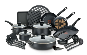 lot 355 image: 22PCS T-fal Kitchen Solutions Nonstick Cookware Set, Thermospot
