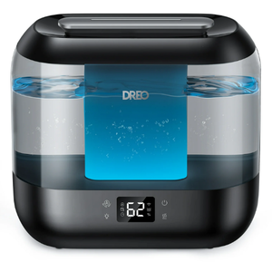 lot 359 image: DREO 1.0 Gal Cool Mist Humidifier with Digital Display, Black,with Diffuser and Nightlight, 32 Hour Long Runtime for Home