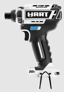 lot 238 image: HART 20-Volt Brushless Impact Driver Kit (1) 20-Volt 2.0Ah Lithium-ion Battery