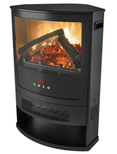 lot 503 image: Better Homes & Gardens New Electric Corner Stove Heater with Remote