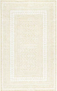 lot 643 image: Members Mark Everwash Taupe Geometric Willow IndoorOutdoor Area Rug