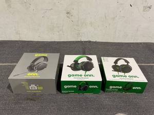 lot 159 image: LOT OF Game Onn. Gaming Headset