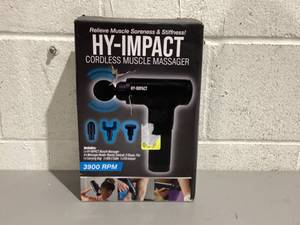 lot 535 image: HY IMPACT Cordless Muscle Massager Massage Gun
