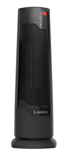 lot 137 image: Lasko 22 1500W Oscillating Ceramic Tower Space Heater with Remote
