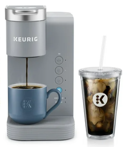 lot 141 image: Keurig K-Iced Essentials, Gray Iced and Hot Single-Serve K-Cup Pod Coffee Maker