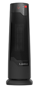 lot 172 image: Lasko 22 1500W Oscillating Ceramic Tower Space Heater with Remote