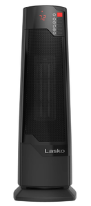 lot 173 image: Lasko 22 1500W Oscillating Ceramic Tower Space Heater with Remote