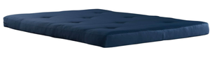 lot 417 image: DHP Carson 6 Inch Thermobonded High Density Polyester Fill Futon Mattress, Blue